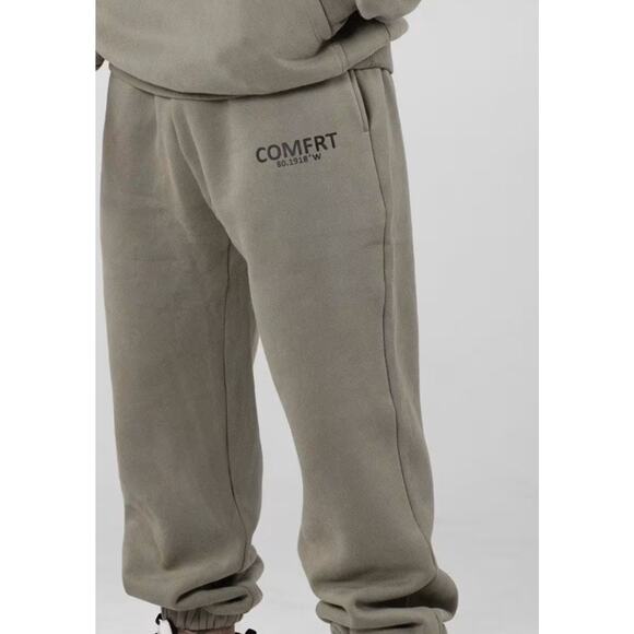 COMFRT Signature Sweatpants BAGGY Joggers Womens S Green Thick Grunge Comfy Warm - Picture 8 of 10